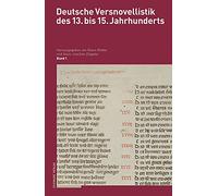 Deutsche Versnovellistik Des 13. Bis 15. Jahrhunderts: Uberlieferung - Editionsprinzipien - Bibliographie - Verzeichnisse