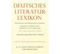 Deutsches Literatur-Lexikon Bruno Berger, Carl Ludwig Lang, Heinz Rupp, Hubert Herkommer, Wilhelm Kosch (Auteur)
