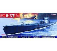 Deutsches U-boot U 176 Typ Ix C - 1:400e - Mirage Hobby Multicolore G