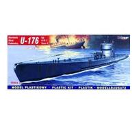 Mirage Hobby Kit de maquette plastique Sous-marin allemand U-176 U-Type IX C Turm II Échelle 1:400