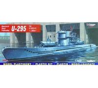 Deutsches U-boot U 295 Typ Vii C/41 Mit Biber- 1:400e - Mirage Hobby G