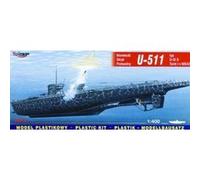 Deutsches U-boot U 511 Typ Ix B Turm I Und Wg42- 1:400e - Mirage Hobby G