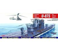 Deutsches U-boot U 875 Typ Ix D2 Turm Ii Und Fa 330 Bachstelze- 1:400e -