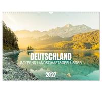Deutschland - Bayerns Landschafts-Geflüster (Wandkalender 2027 DIN A3 quer), CALVENDO Monatskalender: Alpen, Wasserfälle und Seen in Bayerns zauberhafter Bergwelt.