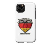 Deutschland Heimat Im Herzen Drapeau Allemand Cœur Carte Art Coque pour iPhone 11 Pro
