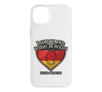 Deutschland Heimat Im Herzen Drapeau Allemand Cœur Carte Art Coque pour iPhone 14 Plus