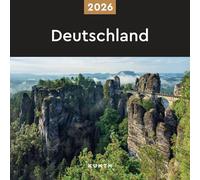 Deutschland - KUNTH Broschurkalender 2026: Farbenprächtiger Wandkalender mit Monatskalendarium für Notizen