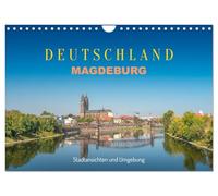 Deutschland: Magdeburg, Stadtansichten und Umgebung (Wandkalender 2026 DIN A4 quer), CALVENDO Monatskalender: Magdeburg, Stadtansichten