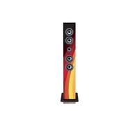 Deutschland - Tour de son Bluetooth® avec radio FM, lecteur USB et SD - Drapeau allemand Ices IBT-6 Deutschland Noir-Rouge-Or Noir-Rouge-Or