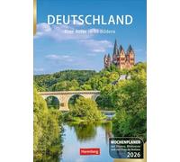 Deutschland Wochenplaner 2026 - Eine Reise in 53 Bildern: Landschafts-Wandkalender zum Eintragen mit 53 atemberaubenden Fotografien der schönsten Plätze Deutschlands. Terminkalender 2026 Wand