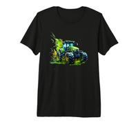 Deutz Tracteur pour Le Grenouille de Village I Agriculture Enfants T-Shirt Haut de Gamme