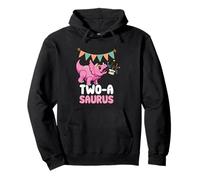 Deux-a Saurus Dinosaur Lover Cute Kiddo Triceratops Sweat à Capuche