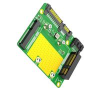 Deux adaptateurs SATA 3.0 vers deux MSATA SSDS, deux adaptateurs SATA3 avec support de cadre