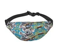 Deux adorables koalas garçons, grand sac banane de voyage, adapté pour profiter du sport, de la course, du cyclisme, des voyages, de la pêche