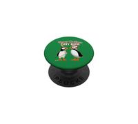 Deux adorables macareux d'Islande dans l'esprit de Noël PopSockets PopGrip Adhésif