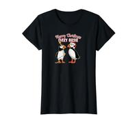 Deux adorables macareux d'Islande dans l'esprit de Noël T-Shirt Graphique avec Valeur