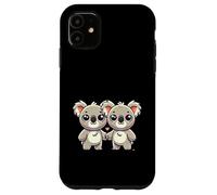 Deux Amis de Koala Mignons se Tenant la Main Coque pour iPhone 11