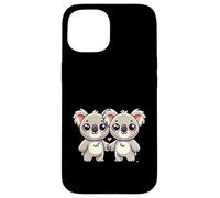 Deux Amis de Koala Mignons se Tenant la Main Coque pour iPhone 15