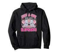 Deux bébés Mignons, Juste Une Fille Qui Aime Les éléphants Sweat à Capuche