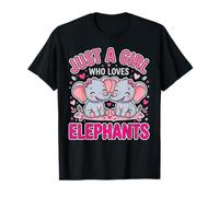 Deux bébés Mignons, Juste Une Fille Qui Aime Les éléphants T-Shirt