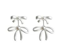 Deux boucles d'oreilles en argent double couche avec des boucles d'oreilles en argent muet avec un design doux et doux