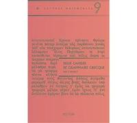 Deux Cahiers De Grammaire Grecque, Lettres Orientales F. Mawet (Auteur)