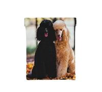 Deux Caniche Royal Automne, Sac de Rangement pour Femmes, Portefeuille supérieur à Presser, Petit Porte-Monnaie, Pochette de Changement