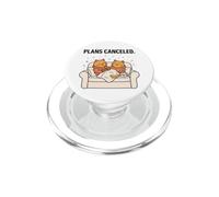 Deux Chats Plans annulés drôle canapé Assis thé Chaton Cadeau PopSockets PopGrip pour MagSafe