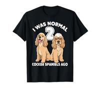 Deux cockers épagneuls Chiens Design drôle T-Shirt