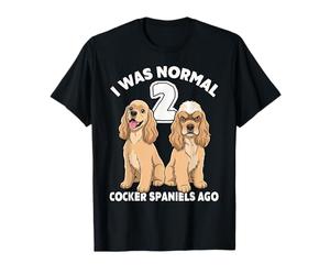Deux cockers épagneuls Chiens Design drôle T-Shirt