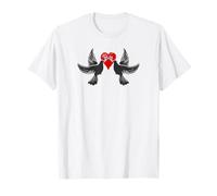 Deux colombes et un cœur T-Shirt