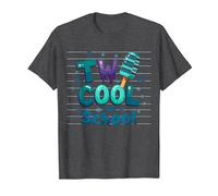Deux Cool pour l'école Ice Pop Summer Learning Fun T-Shirt, Homme, Chiné Foncé, XXL