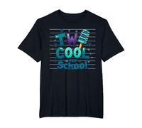 Deux Cool pour l'école Ice Pop Summer Learning Fun T-Shirt, Homme Grandes Tailles, Noir, 5X Tall