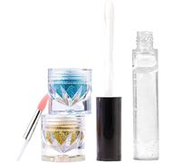 Deux Couleurs Set À Lèvres Scintillants Makeup Makeup Lipstick Lip Gloss Lipstick Powder Pour Lèvres Nails Art Two Couleurs Lips Léprèces Létranges Pour Les Femmes