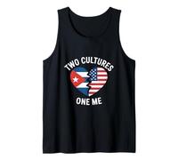 Deux Cultures, Un Moi, Un héritage Cubano-américain Amusant Débardeur