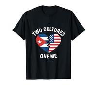 Deux Cultures, Un Moi, Un héritage Cubano-américain Amusant T-Shirt