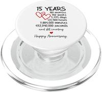 Deux cœurs entrelacés et Un Petit cœur Family Love PopSockets PopGrip pour MagSafe