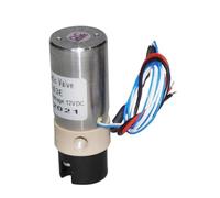 Deux électrovannes miniatures d'isolement à trois voies, vanne membrane PPS, électrovanne for instrument d'analyse biochimique