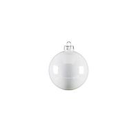 Deux Elles sphères, Blanc Eternelle, 8 cm, 8 pièces