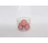Deux Elles sphères, Vieux Rose eternelle, 8 cm, 8 pièces