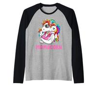 Deux Enfants Licornes Et Une Maman Licorne Cool Manche Raglan