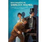 Deux Enquêtes de Sherlock Holmes - L'aventure du ruban moucheté suivie de Le Diadème de béryls Edition Souple - Sir Arthur Conan Doyle - Sarbacane - broché - Contes et légendes jeunesse