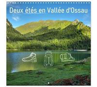 Deux étés en Vallée d'Ossau Calendrier mural carré 2026 30 x 60 cm (ouvert)) Calendrier double avec une page pour vos prises de notes