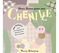 Deux fleurs pour une chenille