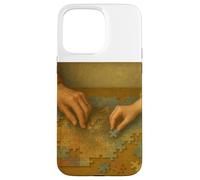 Deux générations travaillant Un Puzzle Illustration de Style Vintage Coque pour iPhone 15 Pro Max