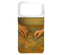 Deux générations travaillant Un Puzzle Illustration de Style Vintage Coque pour iPhone 17 Pro Max