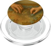 Deux générations travaillant Un Puzzle Illustration de Style Vintage PopSockets PopGrip pour MagSafe