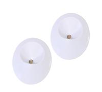 Deux installations-WR55X11132 WR55X25754 Ensemble lumière LED et couvercle pour réfrigérateur GE 3033142 AP5646375 PS4704284 (blanc)
