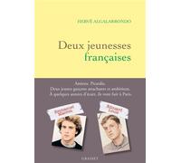 Deux jeunesses françaises - Hervé Algalarrondo - Grasset - broché - Essai