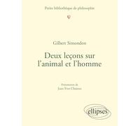 Deux leçons sur l'animal et l'homme